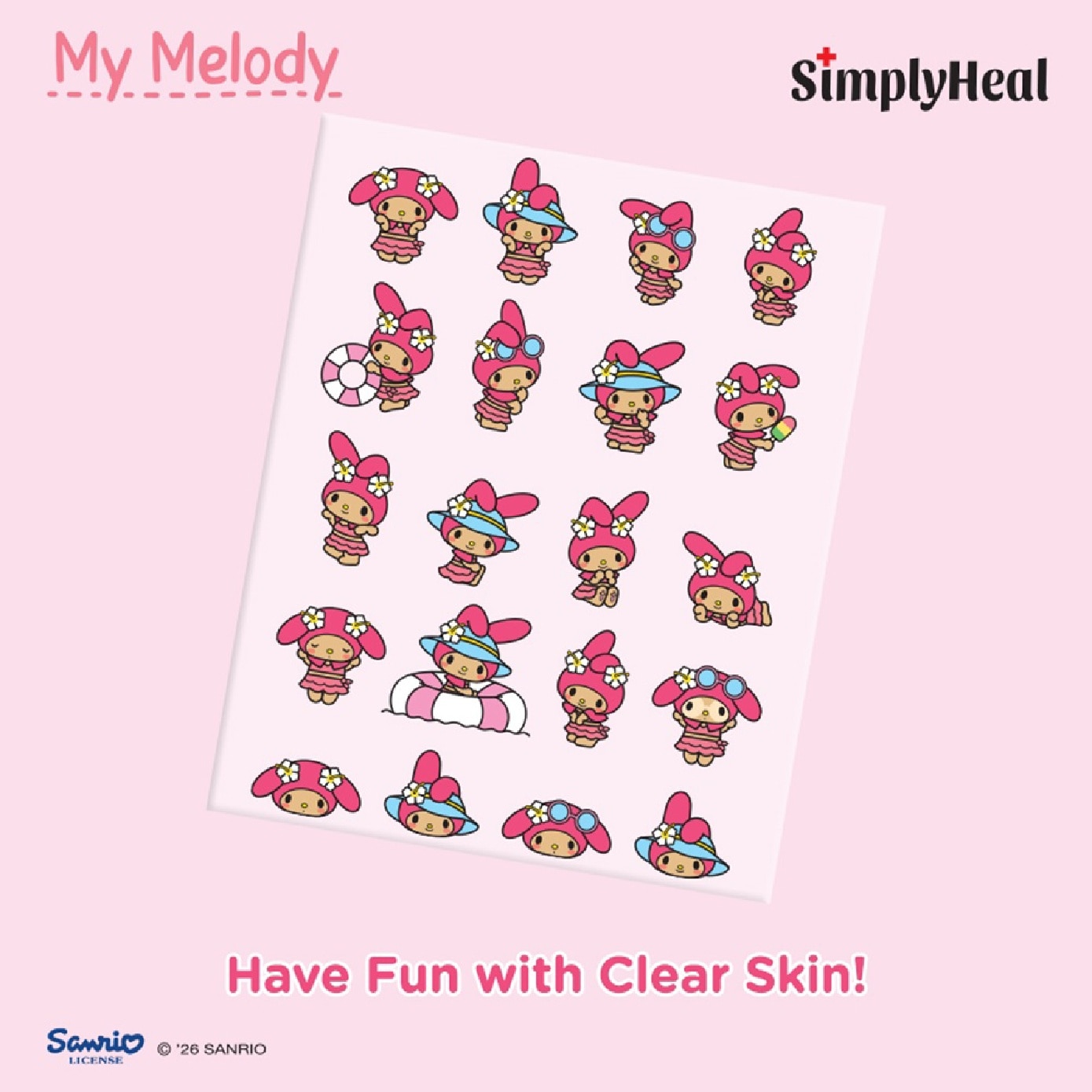 Toasty My Melody Day & Night Premium Hydrocolloid Acne Patch 20s image