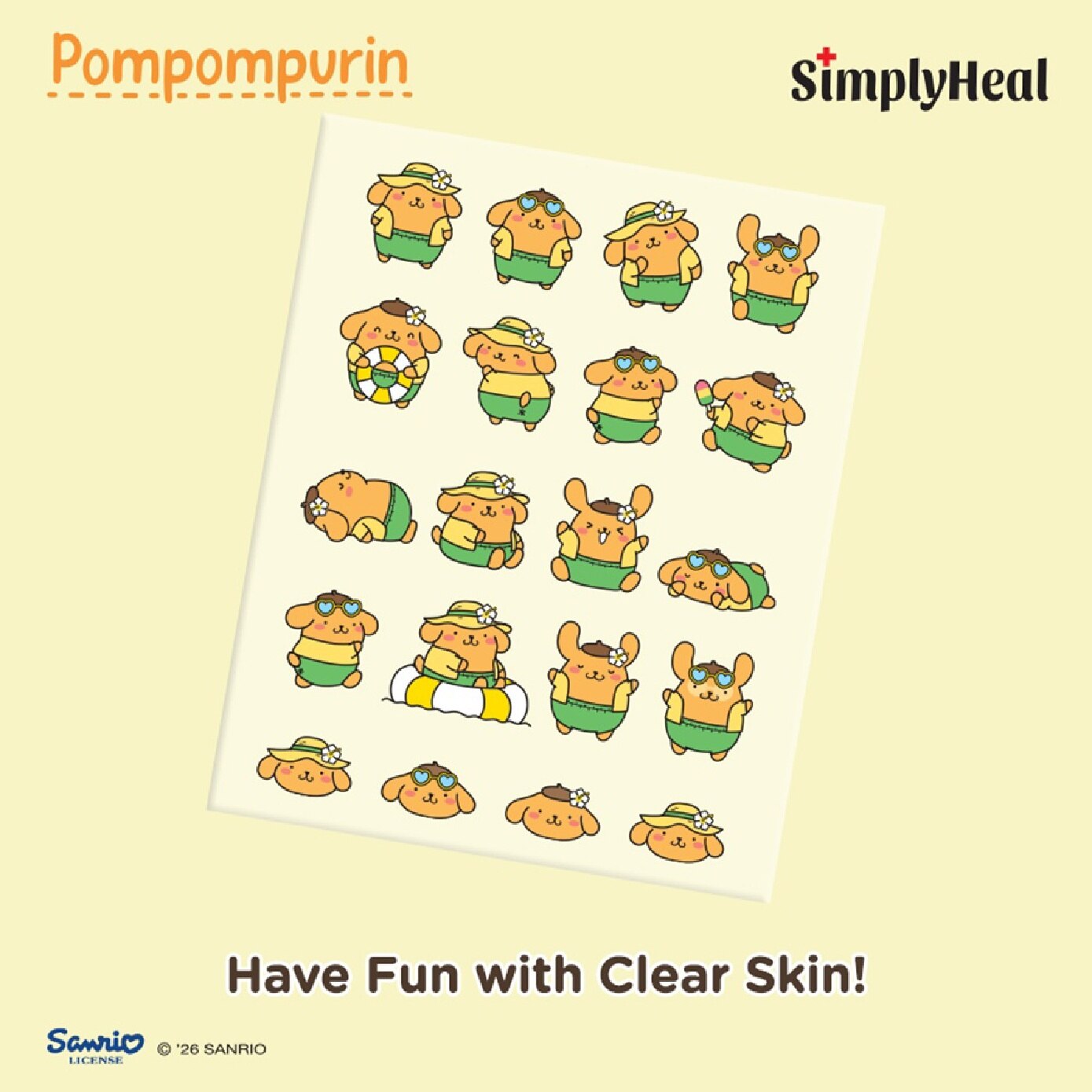 Toasty Pompompurin Day & Night Premium Hydrocolloid Acne Patch 20s image