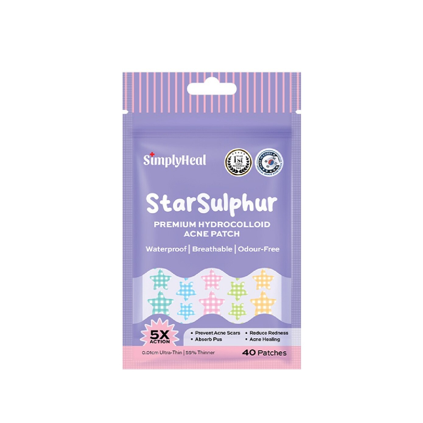 Star Sulphur Day & Night Premium Hydrocolloid Acne Patch 40s image