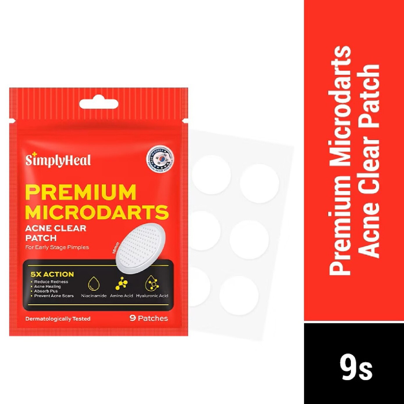 Premium Microdarts Acne Clear Patch 9s image