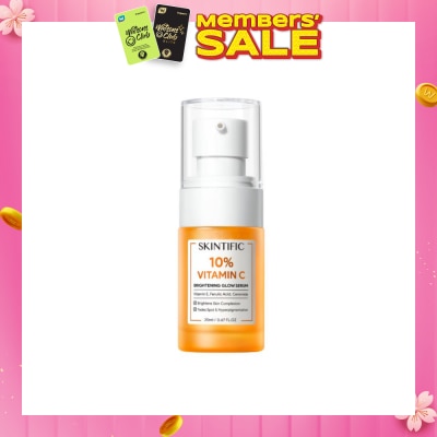 SKINTIFIC 10% Vitamin C Brightening Glow Serum (To Brightens Skin Complexion, Fades Spot & Hyperpigmentation) 20ml