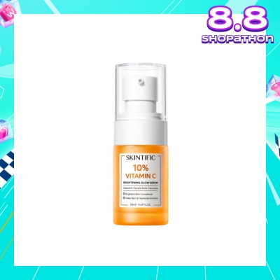 SKINTIFIC 10% Vitamin C Brightening Glow Serum (To Brightens Skin Complexion, Fades Spot & Hyperpigmentation) 20ml