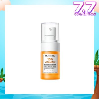 SKINTIFIC 10% Vitamin C Brightening Glow Serum (To Brightens Skin Complexion, Fades Spot & Hyperpigmentation) 20ml