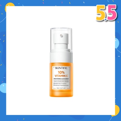SKINTIFIC 10% Vitamin C Brightening Glow Serum (To Brightens Skin Complexion, Fades Spot & Hyperpigmentation) 20ml