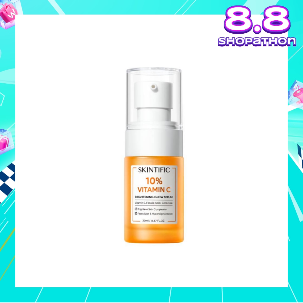 10% Vitamin C Brightening Glow Serum (To Brightens Skin Complexion, Fades Spot & Hyperpigmentation) 20ml