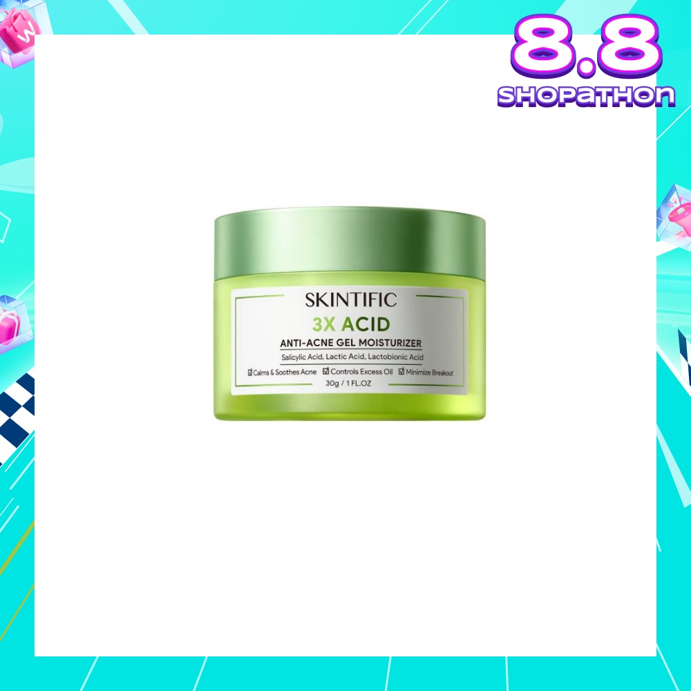 3X Acid Acne-Care Gel Moisturizer (To Calms, Soothes Acne, Controls Excess Oil & Minimize Breakout) 30g