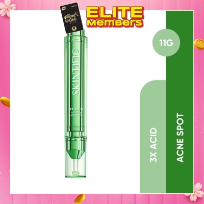 SKINTIFIC 3X Acid Insentive Acne Spot (For Focus Acne Care & Calms Acne) 11g