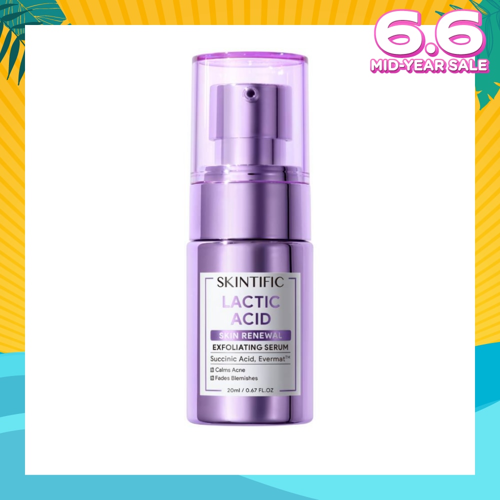 Lactic Acid Skin Renewal Exfoliating Serum (To Calms Acne & Fades Blemishes) 20ml