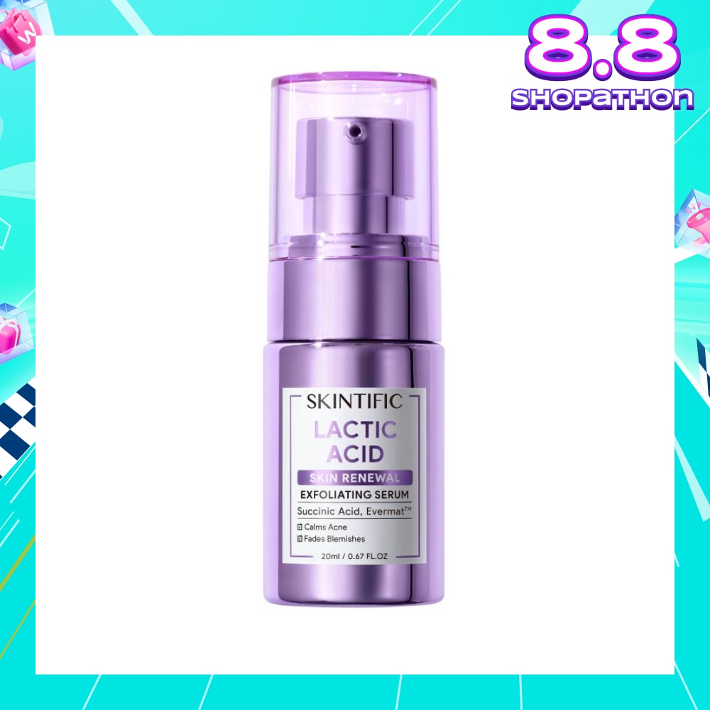 Lactic Acid Skin Renewal Exfoliating Serum (To Calms Acne & Fades Blemishes) 20ml