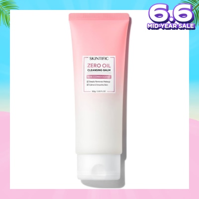 SKINTIFIC Zero Oil Non-Comedogenic Cleansing Balm (To Deeply Removes Makeup, Calms & Smooths Skin) 100ml