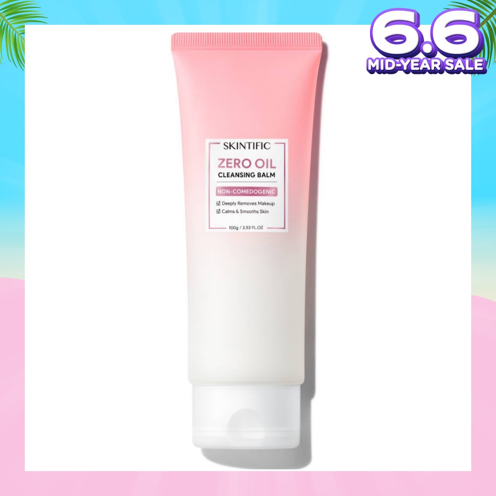 Zero Oil Non-Comedogenic Cleansing Balm (To Deeply Removes Makeup, Calms & Smooths Skin) 100ml
