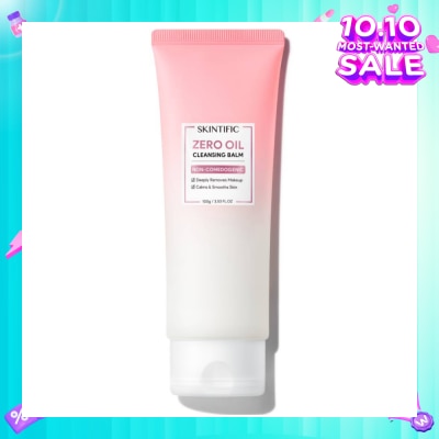 SKINTIFIC Zero Oil Non-Comedogenic Cleansing Balm (To Deeply Removes Makeup, Calms & Smooths Skin) 100ml