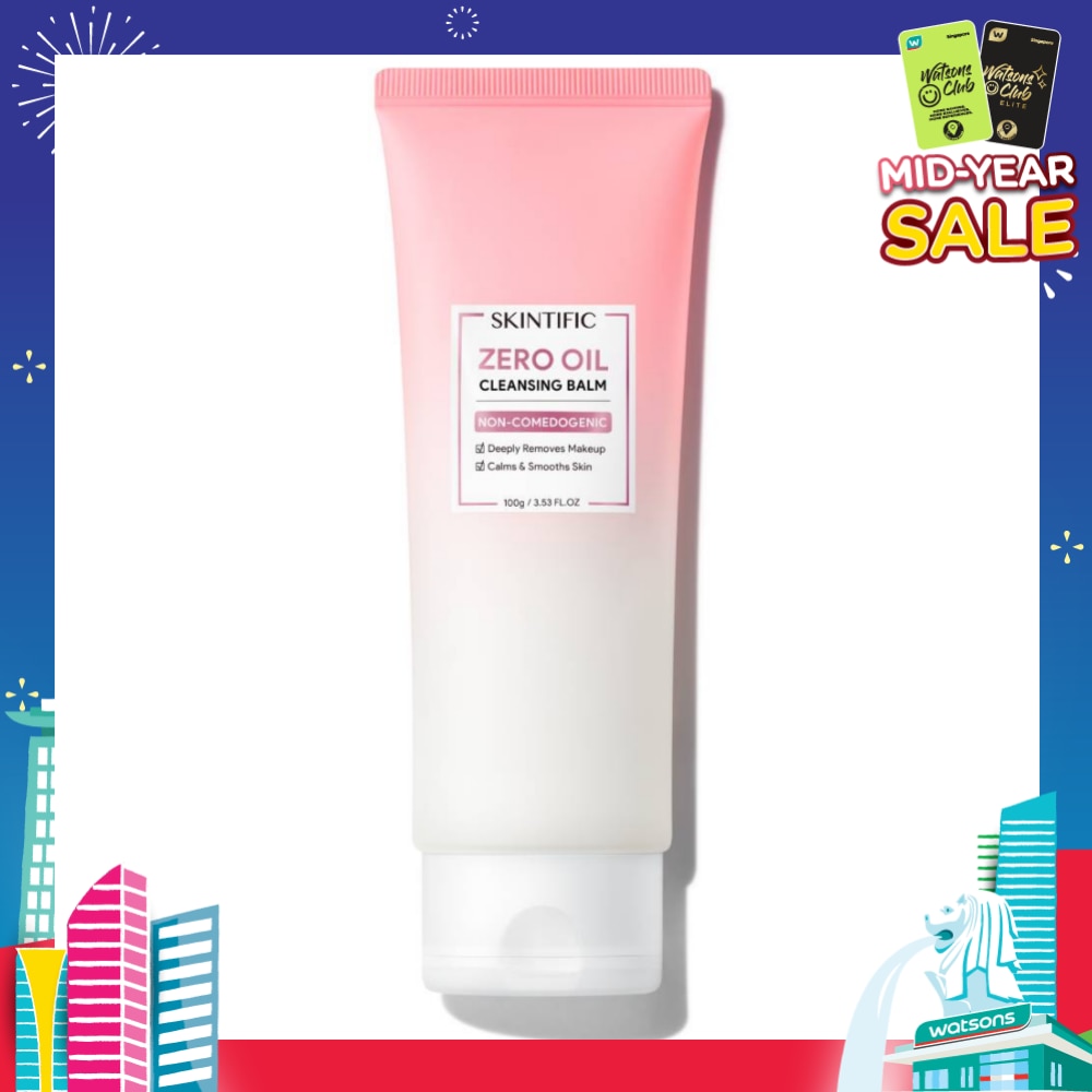 Zero Oil Non-Comedogenic Cleansing Balm (To Deeply Removes Makeup, Calms & Smooths Skin) 100ml