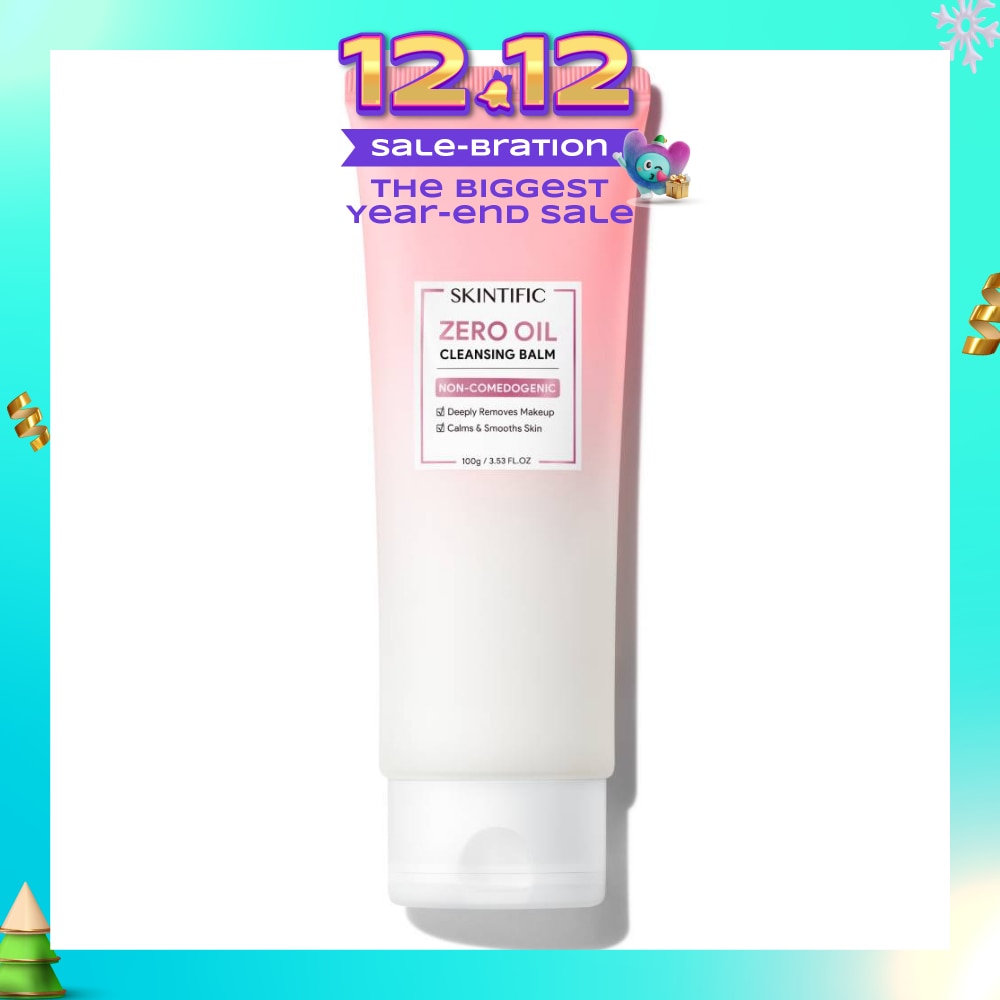 Zero Oil Non-Comedogenic Cleansing Balm (To Deeply Removes Makeup, Calms & Smooths Skin) 100ml