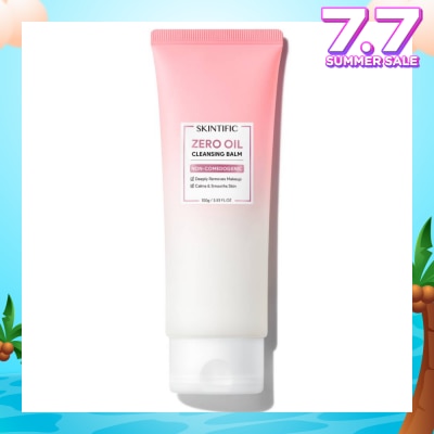 SKINTIFIC Zero Oil Non-Comedogenic Cleansing Balm (To Deeply Removes Makeup, Calms & Smooths Skin) 100ml