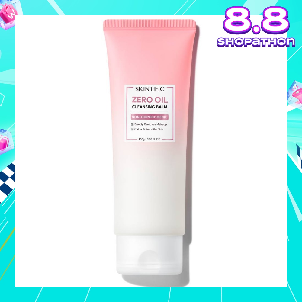 Zero Oil Non-Comedogenic Cleansing Balm (To Deeply Removes Makeup, Calms & Smooths Skin) 100ml