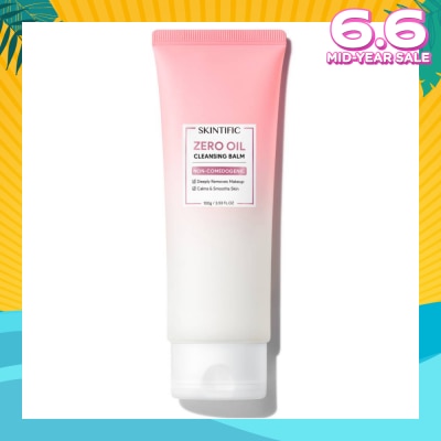 SKINTIFIC Zero Oil Non-Comedogenic Cleansing Balm (To Deeply Removes Makeup, Calms & Smooths Skin) 100ml