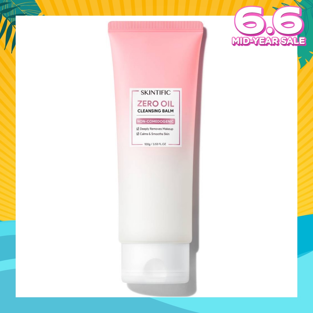 Zero Oil Non-Comedogenic Cleansing Balm (To Deeply Removes Makeup, Calms & Smooths Skin) 100ml