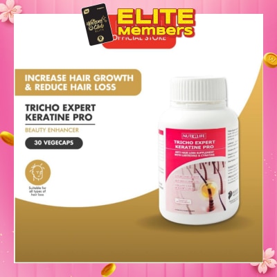 NUTRILIFE Tricho Expert Keratine Pro 30 Vegecaps