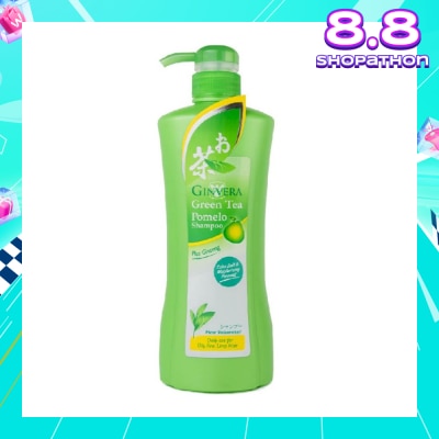 GINVERA Green Tea Pomelo Shampoo Hair Volumizer (For Oily, Fine & Limp Hair Type) 750g