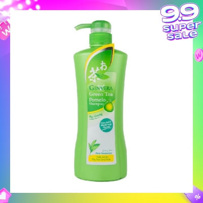 GINVERA Green Tea Pomelo Shampoo Hair Volumizer (For Oily, Fine & Limp Hair Type) 750g