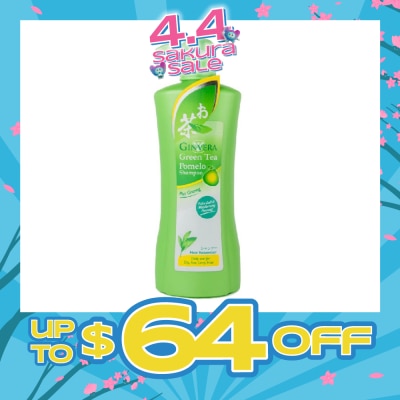 GINVERA - Green Tea Pomelo Shampoo Hair Volumizer (For Oily, Fine & Limp Hair Type) 750g
