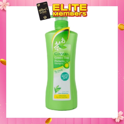 GINVERA Green Tea Pomelo Shampoo Hair Volumizer (For Oily, Fine & Limp Hair Type) 750g