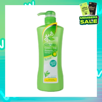 GINVERA Green Tea Pomelo Shampoo Hair Volumizer (For Oily, Fine & Limp Hair Type) 750g