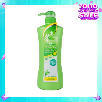 GINVERA Green Tea Pomelo Shampoo Hair Volumizer (For Oily, Fine & Limp Hair Type) 750g