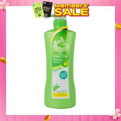 GINVERA Green Tea Pomelo Shampoo Hair Volumizer (For Oily, Fine & Limp Hair Type) 750g
