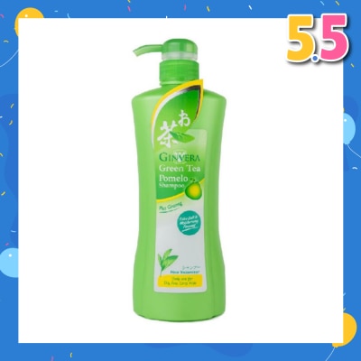 GINVERA Green Tea Pomelo Shampoo Hair Volumizer (For Oily, Fine & Limp Hair Type) 750g