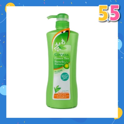 GINVERA Green Tea Pomelo Shampoo Hair Moisturizer (For Dry, Split Ends, Long, Colored & Damaged Hair Type) 750g