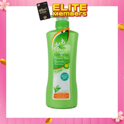 GINVERA Green Tea Pomelo Shampoo Hair Moisturizer (For Dry, Split Ends, Long, Colored & Damaged Hair Type) 750g