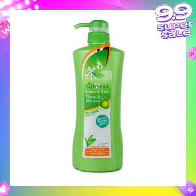 GINVERA Green Tea Pomelo Shampoo Hair Moisturizer (For Dry, Split Ends, Long, Colored & Damaged Hair Type) 750g
