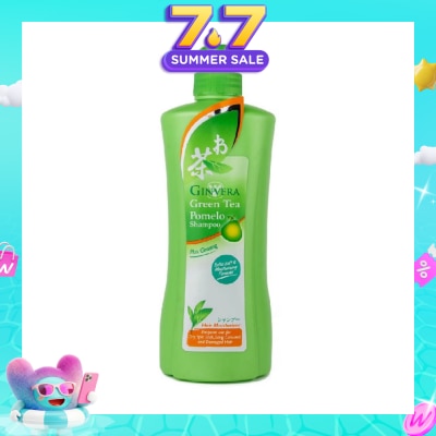 GINVERA - Green Tea Pomelo Shampoo Hair Moisturizer (For Dry, Split Ends, Long, Colored & Damaged Hair Type) 750g