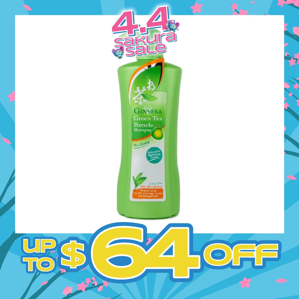 Green Tea Pomelo Shampoo Hair Moisturizer (For Dry, Split Ends, Long, Colored & Damaged Hair Type) 750g