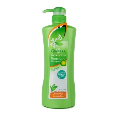 GINVERA Green Tea Pomelo Shampoo Hair Moisturizer (For Dry, Split Ends, Long, Colored & Damaged Hair Type) 750g