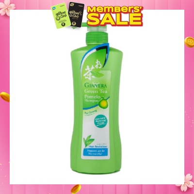 GINVERA Green Tea Pomelo Shampoo Hair Revitalizer (For Normal Hair) 750g