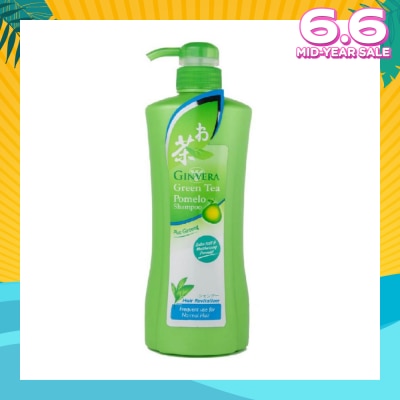 GINVERA Green Tea Pomelo Shampoo Hair Revitalizer (For Normal Hair) 750g