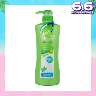 GINVERA Green Tea Pomelo Shampoo Hair Revitalizer (For Normal Hair) 750g