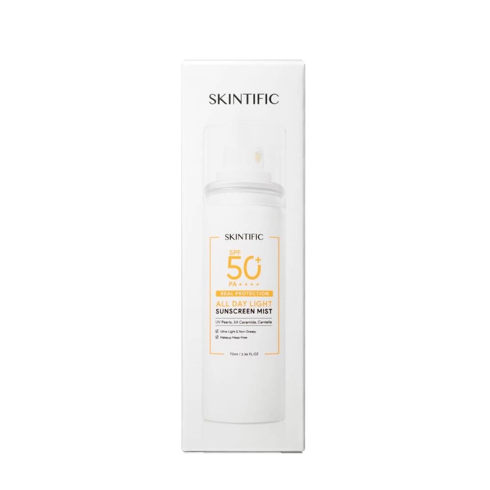 All Day Light Sunscreen Mist SPF50+ PA++++ (Ultra-Light, Non-Greasy & Makeup Mess-Free) 70ml