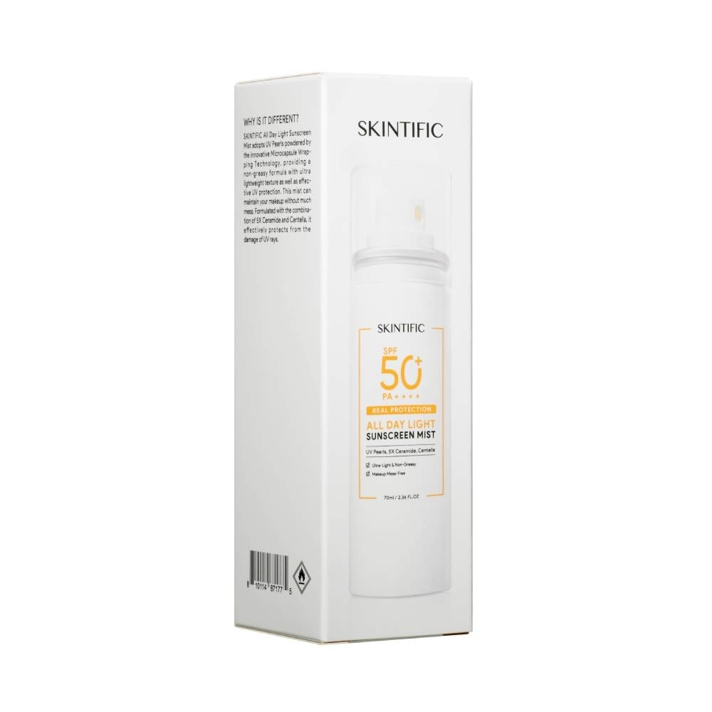 All Day Light Sunscreen Mist SPF50+ PA++++ (Ultra-Light, Non-Greasy & Makeup Mess-Free) 70ml