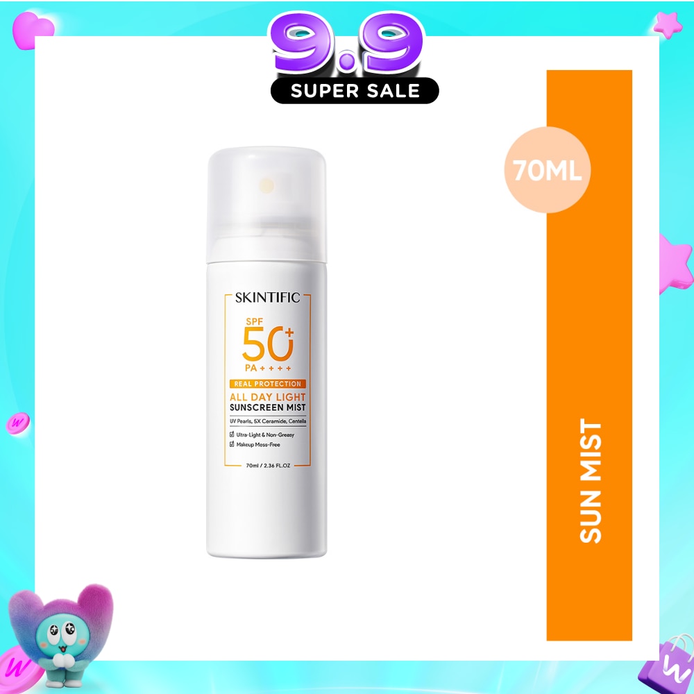 All Day Light Sunscreen Mist SPF50+ PA++++ (Ultra-Light, Non-Greasy & Makeup Mess-Free) 70ml image