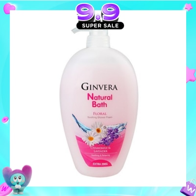 GINVERA - Natural Bath Floral Soothing Shower Foam 950g image