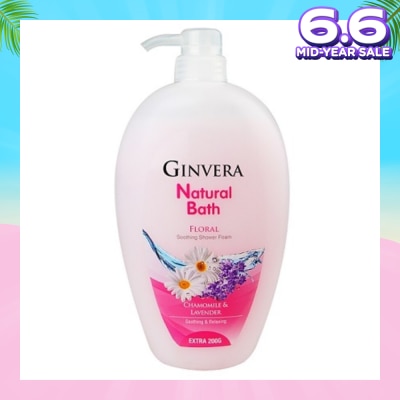 GINVERA Natural Bath Floral Soothing Shower Foam 950g