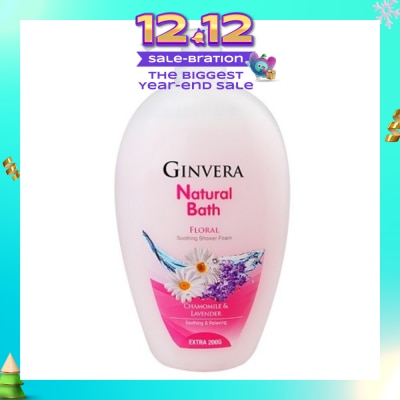 GINVERA Natural Bath Floral Soothing Shower Foam 950g