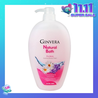 GINVERA Natural Bath Floral Soothing Shower Foam 950g