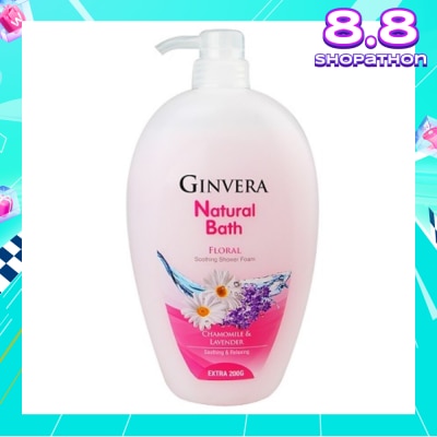 GINVERA Natural Bath Floral Soothing Shower Foam 950g