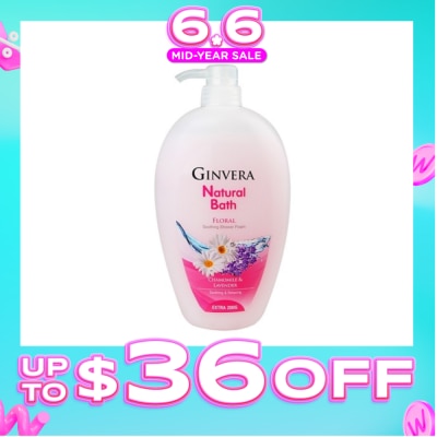 GINVERA - Natural Bath Floral Soothing Shower Foam 950g