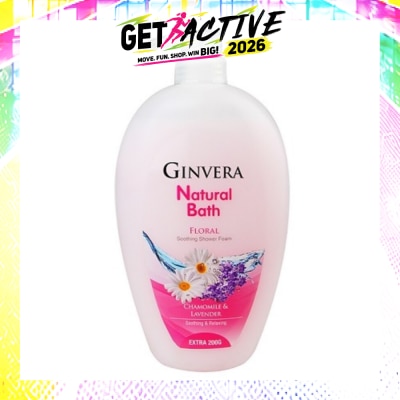 GINVERA - Natural Bath Floral Soothing Shower Foam 950g image